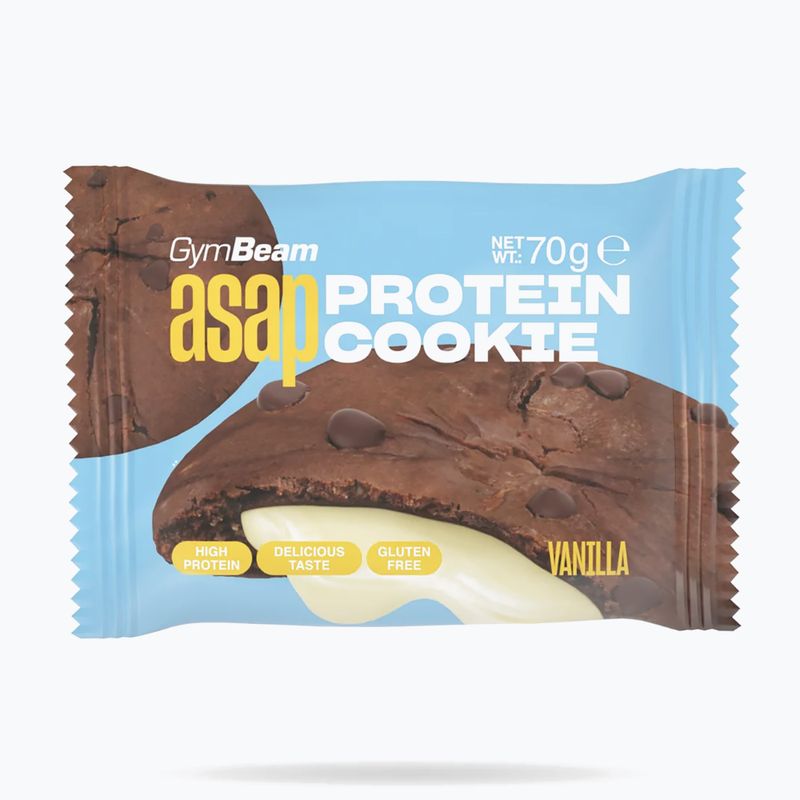 Biscuit proteic GymBeam ASAP 70 g vanilla