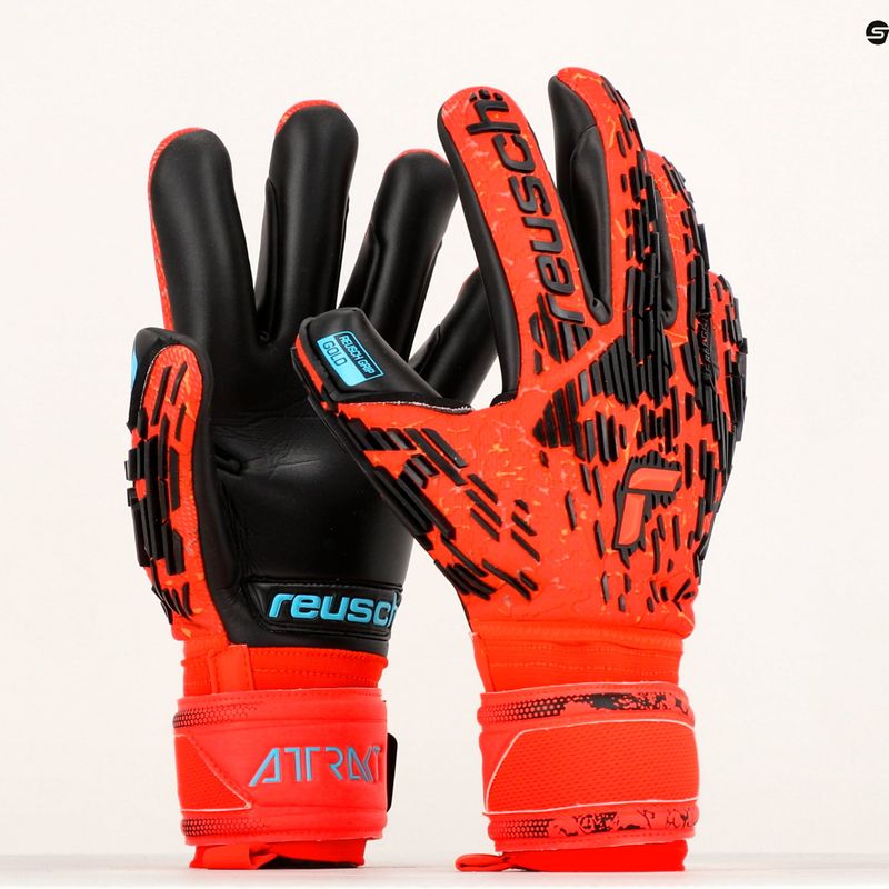 Mănuși de portar Reusch Attrakt Freegel Gold Finger Support Mănuși de portar roșu 5370130-3333 9
