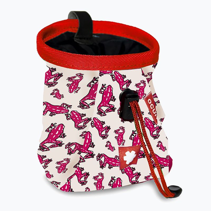 Sac de magnezie pentru copii Ocun Lucky Kid +  curea de șold frog pink