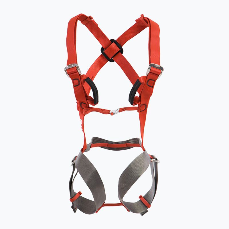 Harnașament de alpinism pentru copii Ocun Mojo red/ grey