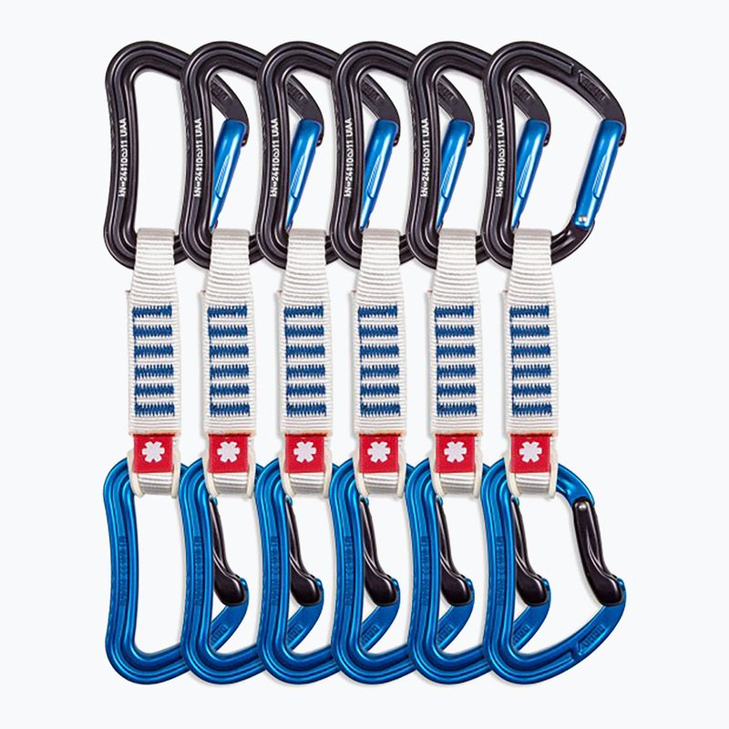 Expres de alpinism Ocun Raven QD Zoom PA 12 cm 6 buc. blue