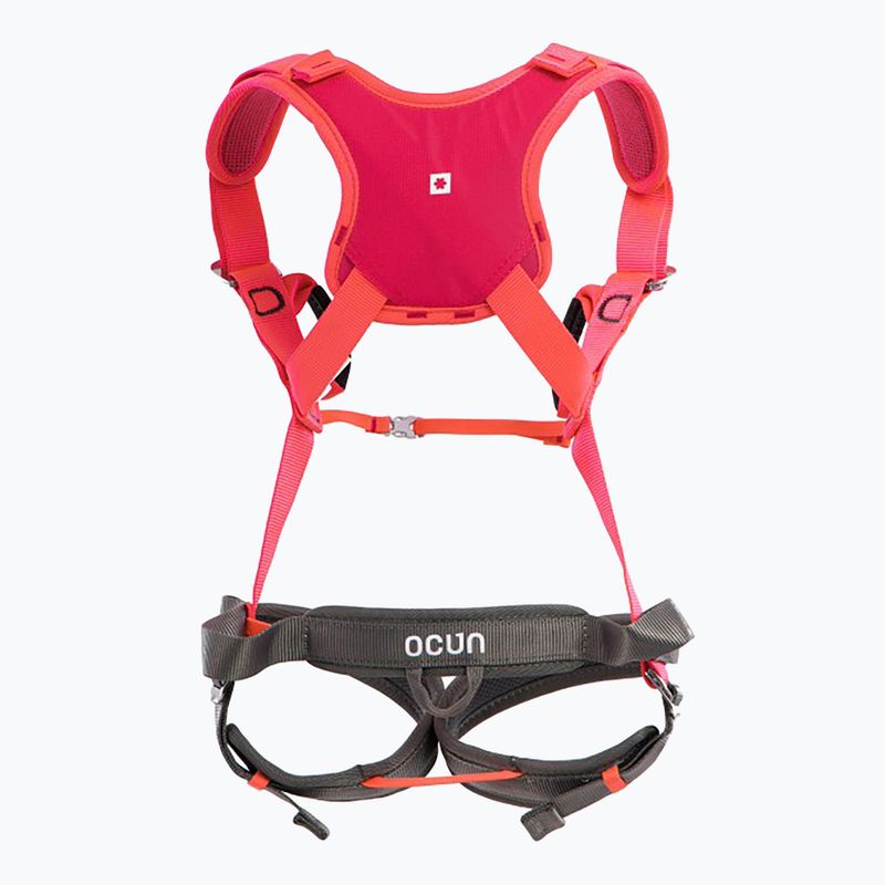 Harnașament de alpinism pentru copii Ocun Doppler pink 2