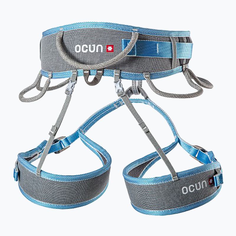 Harnașament de alpinism pentru bărbați Ocun Twist Tech Eco grey/ blue 2