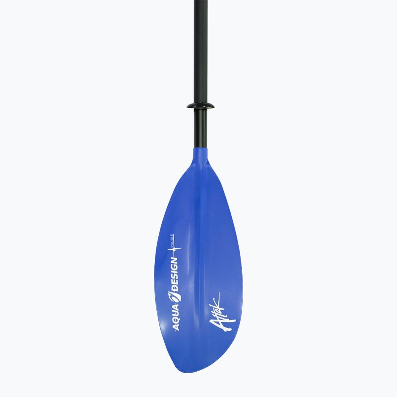 Vâslă de caiac 4-elemente AQUADESIGN K1 Attak 4 blue 2