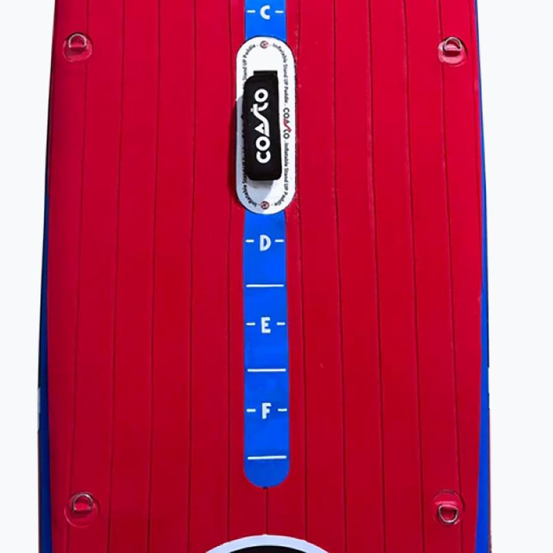 Coasto Turbo 12'6''' albastru / roșu SUP bord 5