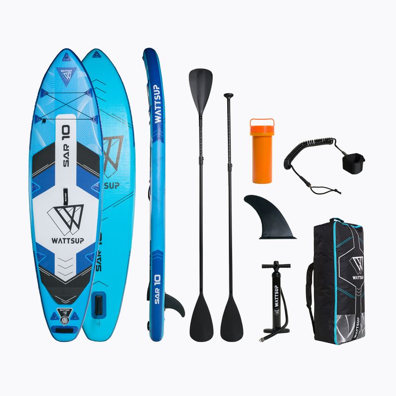 Placă SUP WATTSUP Sar Combo 10'0''x32''x6'' albastră PB-WSAR101-K