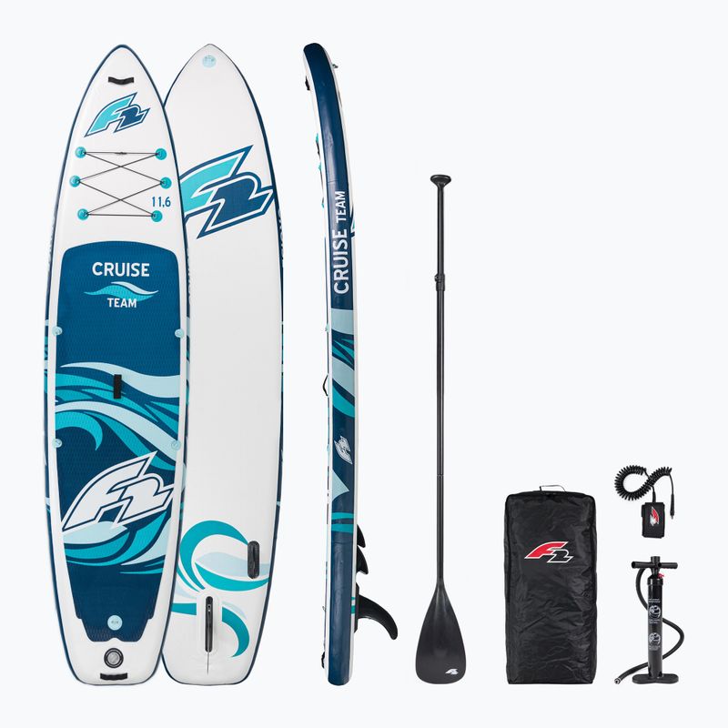 Placă de SUP F2 Cruise Hft 11'5' albastru F2CRU11.5-22