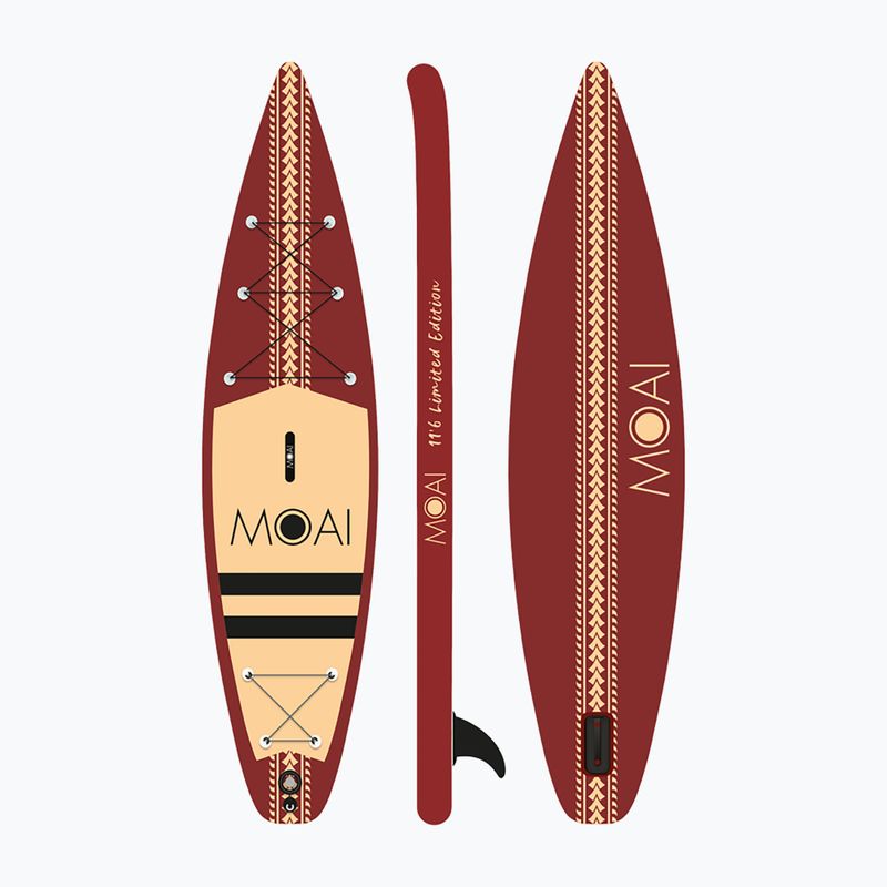 Placă SUP MOAI Limited Edition 12'6" red 2