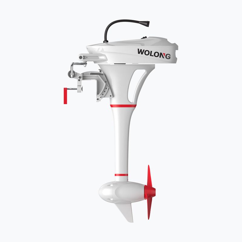 Motor electric Wolong Flowstar 1.5 Tiller Shortshaft with battery white 2