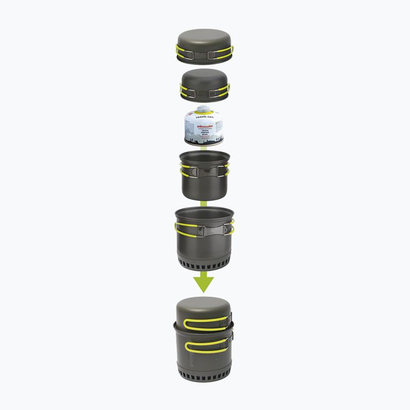 Set de voiaj Pinguin Double X gri PI23000 2