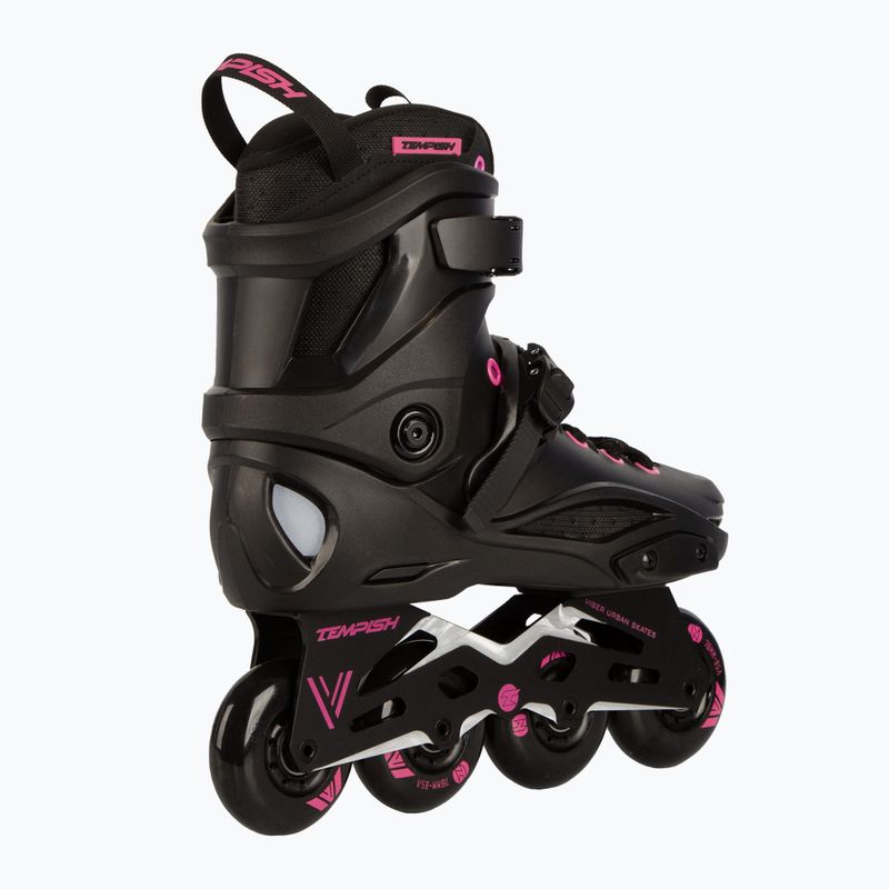 Patine cu rotile Tempish Viber L.E. 80 Lady negru/roz 3