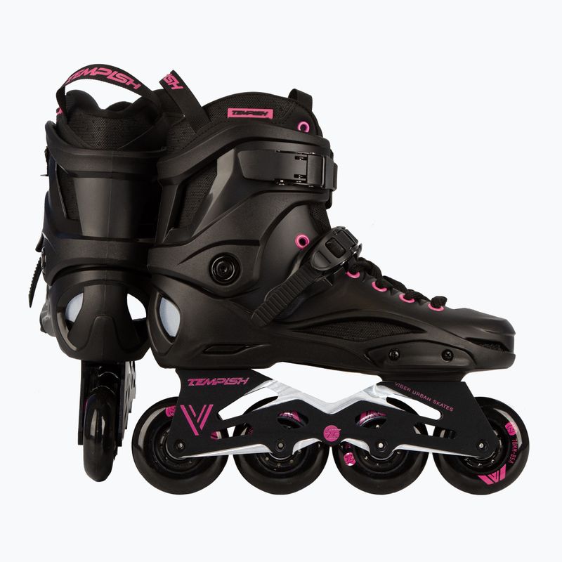 Patine cu rotile Tempish Viber L.E. 80 Lady negru/roz 5