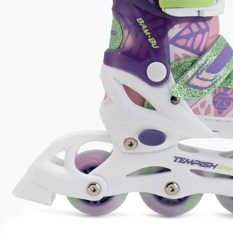 Role pentru copii Tempish Bam-Bu Flash white/pink 6