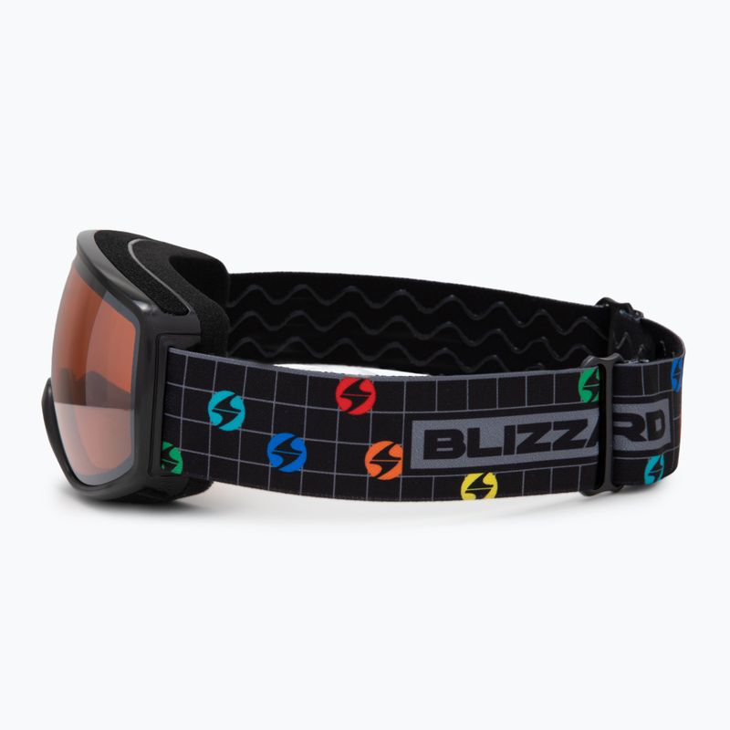 Ochelari de schi pentru copii Blizzard 963 DAO black/amber/silver mirror 3