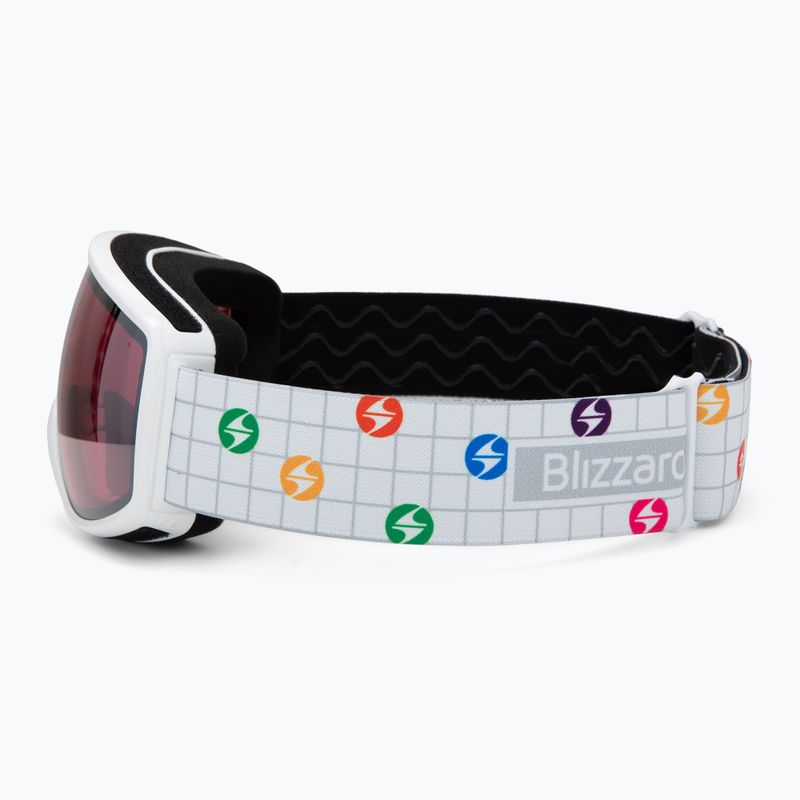 Ochelari de schi pentru copii Blizzard 963 DAO white shiny/pink/silver mirror 4