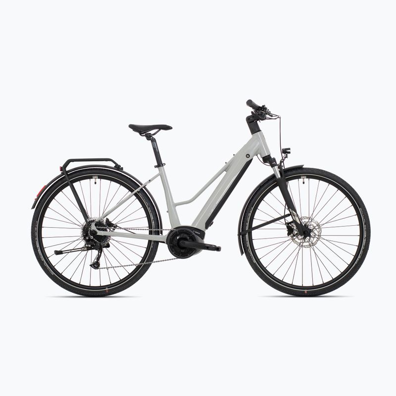 Bicicletă electrică Superior eXR 6050 BL Touring 36V 13.4Ah 500Wh gloss gray/chrome silver