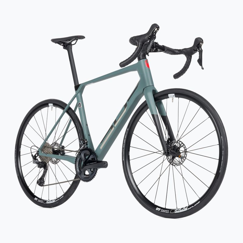 Superior X-ROAD Team Issue SE mată trooper verde / crom / negru biciclete de șosea 2