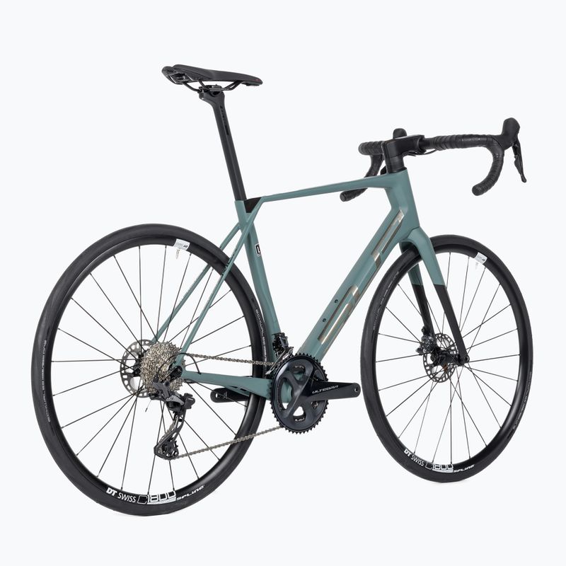 Superior X-ROAD Team Issue SE mată trooper verde / crom / negru biciclete de șosea 3