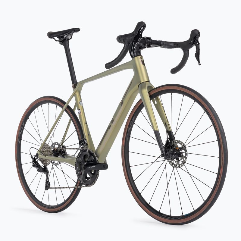 Bicicleta de șosea Superior X-ROAD Team Elite SE mată măsliniu/cromo-metalic cromat 2