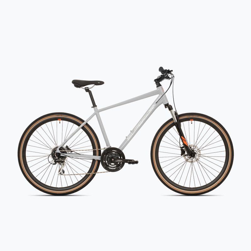 Superior RX 530 lucios gri/alb/portocaliu pentru biciclete cross