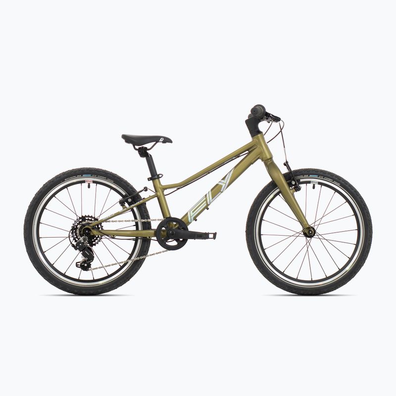 Bicicletă pentru copii Superior F.L.Y. 20 VB matte olive metallic/hologram chrome