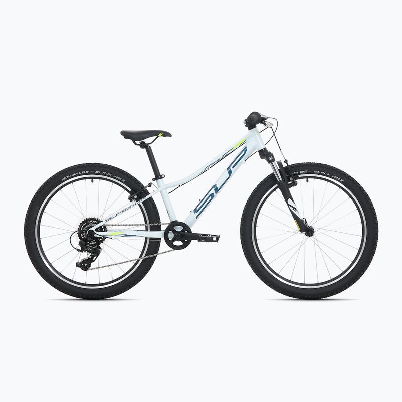 Bicicletă pentru copii Superior RACER XC 24 gloss alb/albastru/galben neon 6