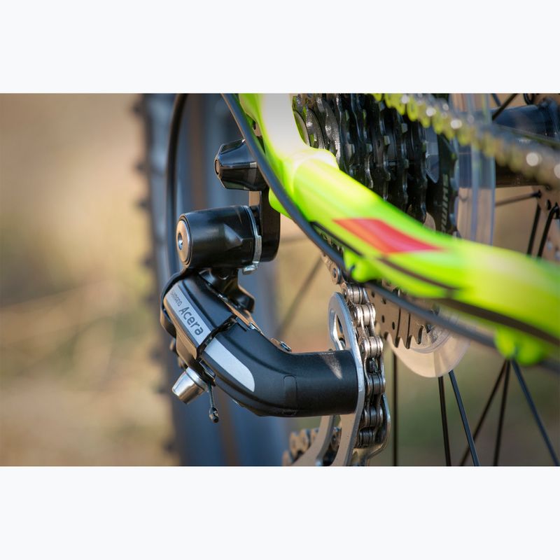 Bicicletă pentru copii Superior RACER XC 27 DB matte lime/red 7