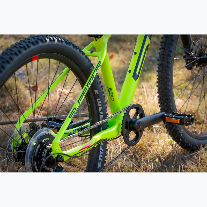 Bicicletă pentru copii Superior RACER XC 27 DB matte lime/red 8