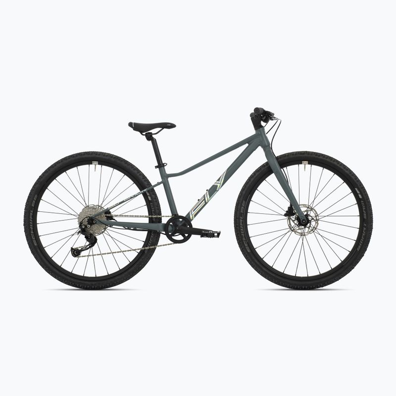 Bicicletă pentru adolescenți Superior F.L.Y. 27 matte olive metallic/hologram chrome