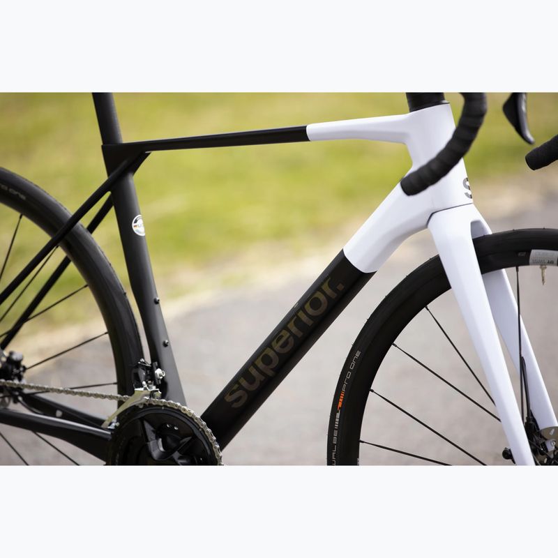 Bicicletă de șosea Superior X-ROAD 9.3 GF matte carbon/white 5