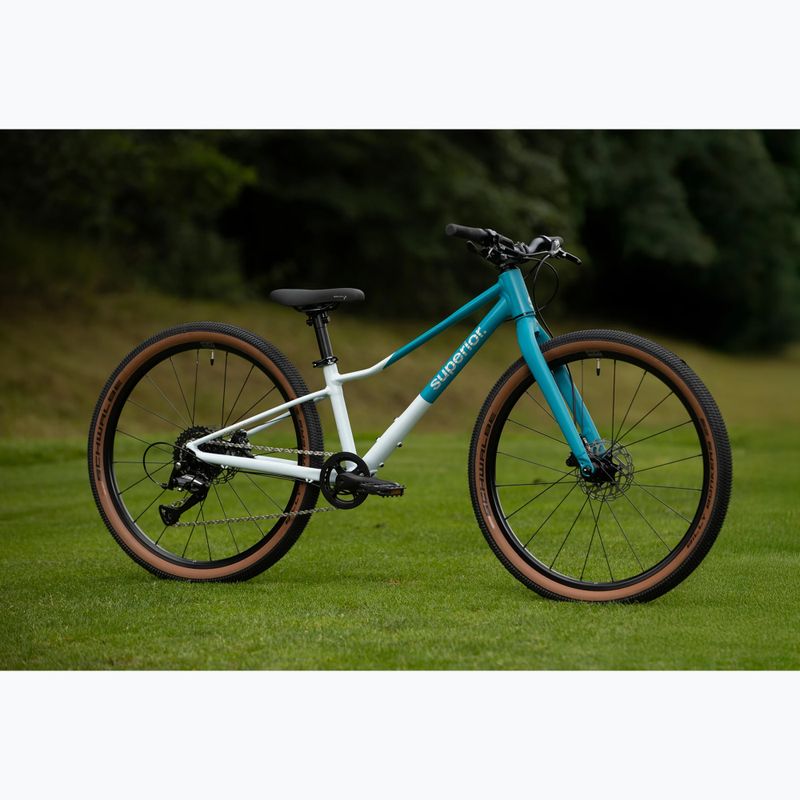 Bicicletă pentru copii Superior F.L.Y. 24 matte teal 2