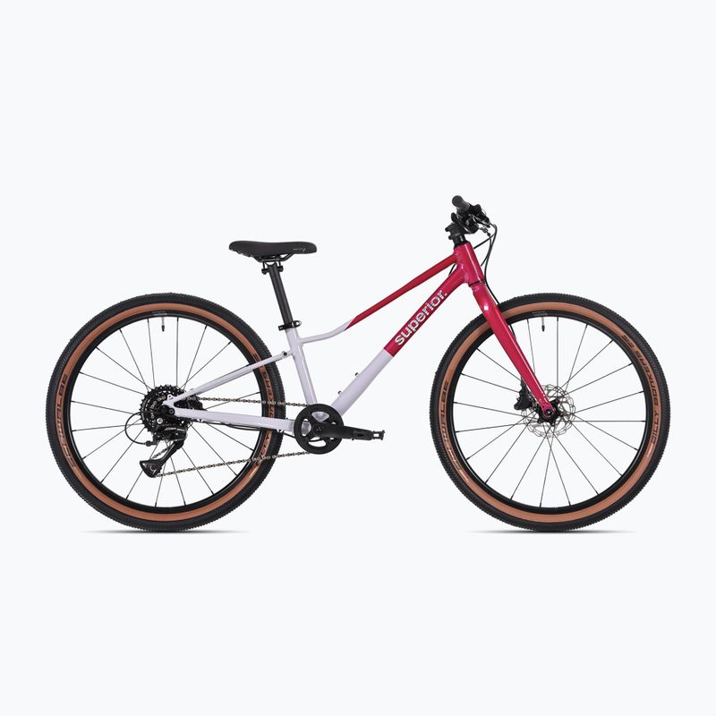 Bicicletă pentru copii Superior F.L.Y. 24 gloss purple