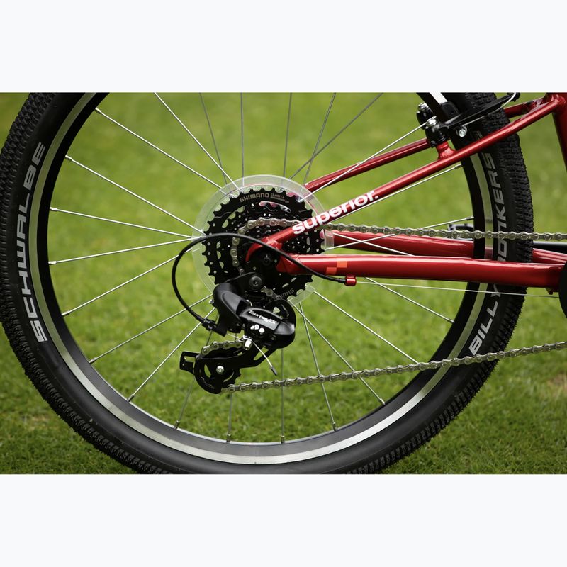 Bicicletă pentru copii Superior RACER 24 gloss racing red 9