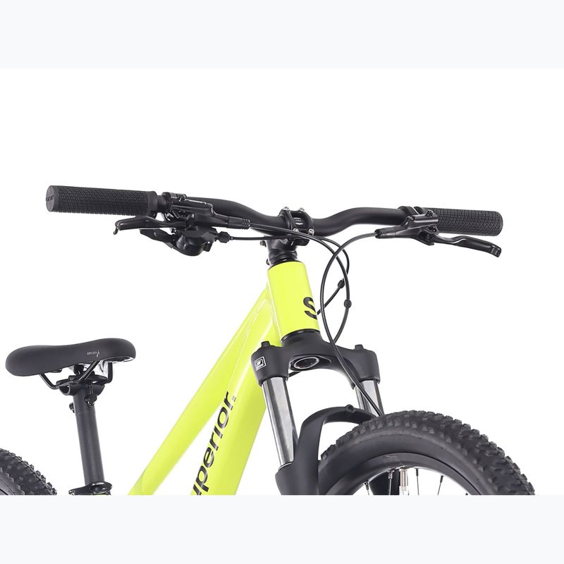 Bicicletă pentru tineret Superior RACER 27 matte radioactive yellow 2