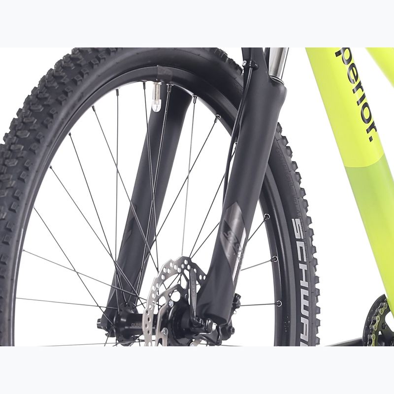 Bicicletă pentru tineret Superior RACER 27 matte radioactive yellow 4