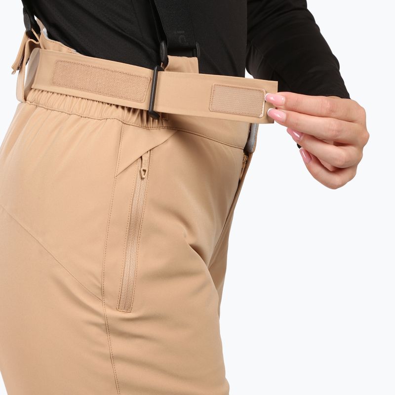 Pantaloni de schi pentru femei Kilpi Elare beige 3