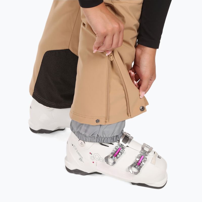 Pantaloni de schi pentru femei Kilpi Elare beige 8
