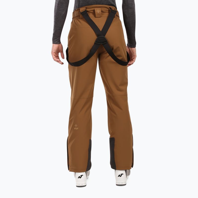 Pantaloni de schi pentru bărbați Kilpi Mimas brown 3
