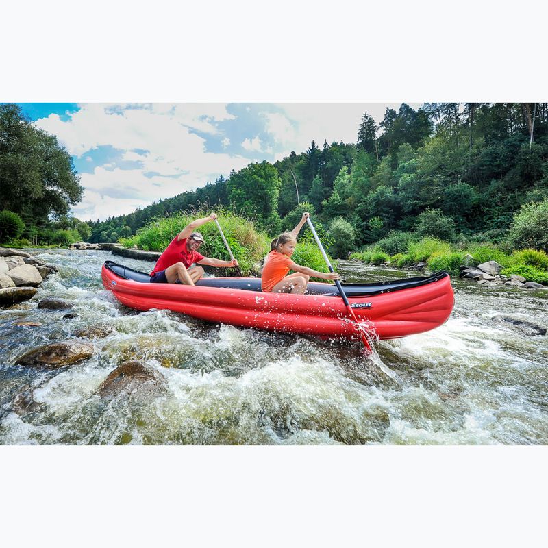 Caiac gonflabil pentru 3-persoane Gumotex Scout Standard red 9