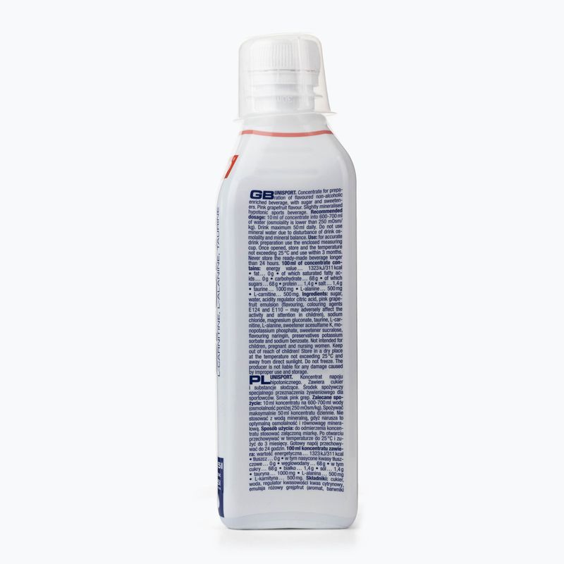 Nutrend băutură izotonică Unisport 500ml grapefruit roz VT-017-500-PG 2