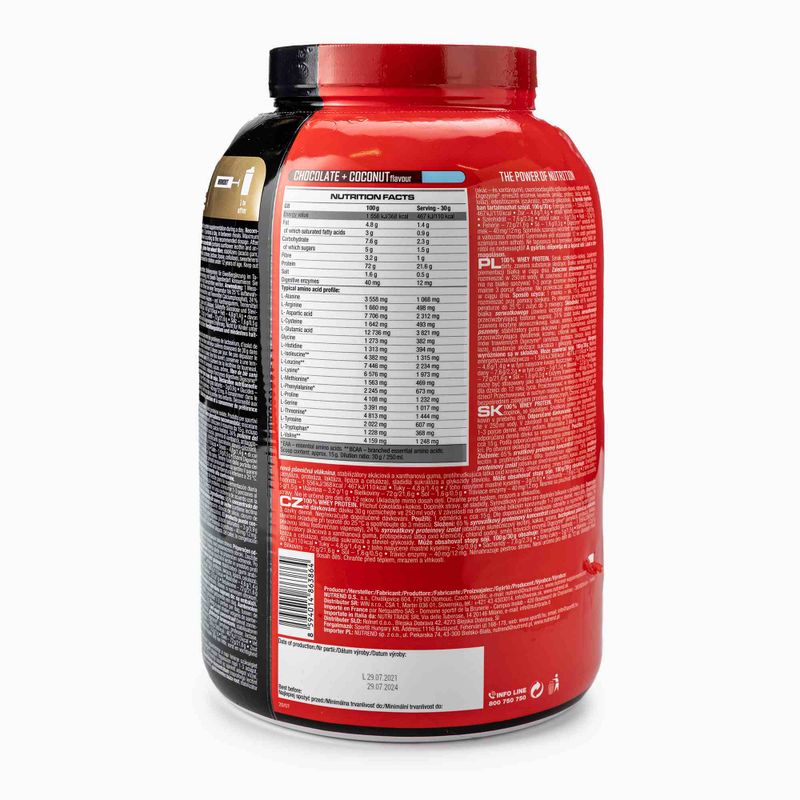 Whey Nutrend 100% Protein 2250g ciocolată-cocoș VS-032-2250-ČKO 3