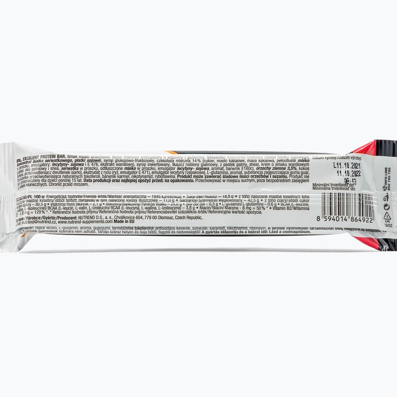 Nutrend Excelent Protein Bar 85g unt de arahide VM-025-85-AM 2