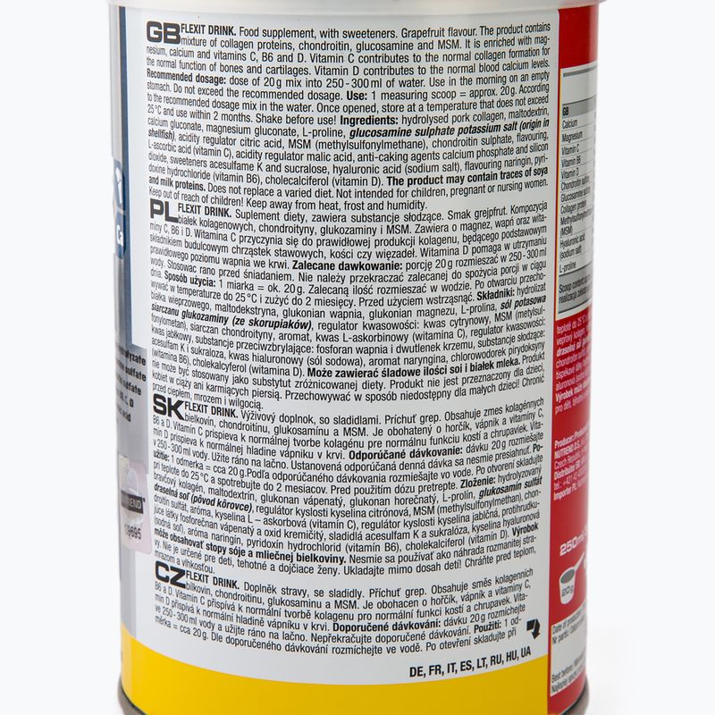 Flexit Drink Nutrend 400g regenerare articulară regenerare grapefruit VS-015-400-G 2