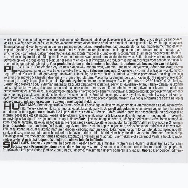 Salt Caps Nutrend săruri minerale 120 capsule VR-084-120-XX 3