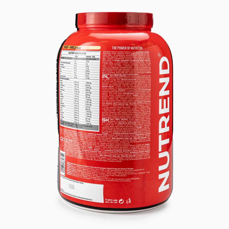 Whey Nutrend 100% Protein 2250g mango-vanilie VS-032-2250-MNVA 2