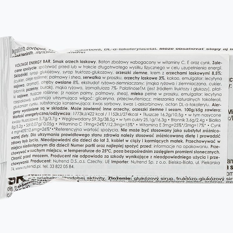 Nutrend Voltage Energy Bar 65g alune VM-034-65-LO 2