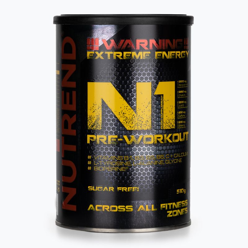 Nutrend pre-antrenament N1 510g coacăze negre VS-067-510-ČR