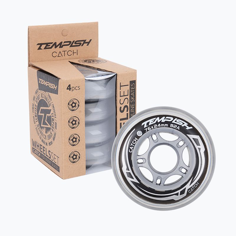 Roți pentru role Tempish Catch 76mm/82A 4 pcs. clear 3