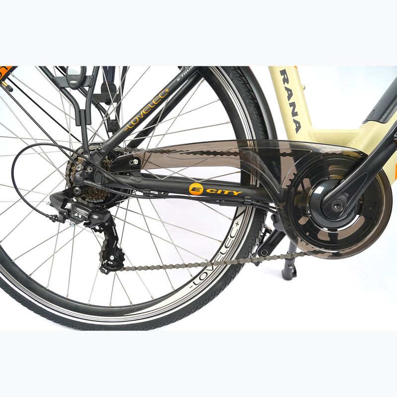 Bicicletă electrică LOVELEC Rana 36V 16Ah 576Wh beige/black 11
