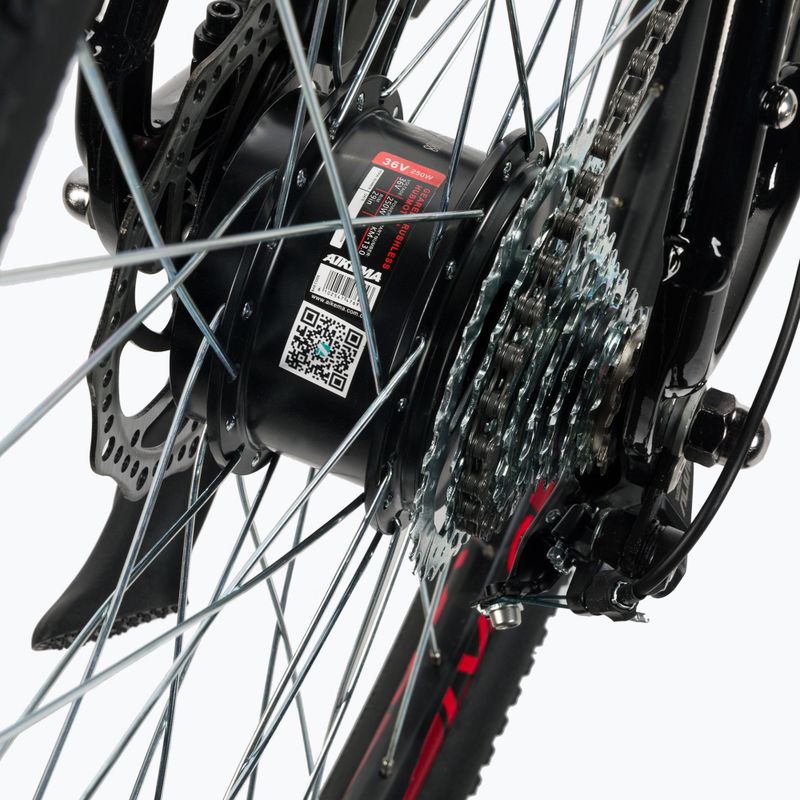 Lovelec Alkor 15Ah biciclete electrice negru-roșu B400239 15